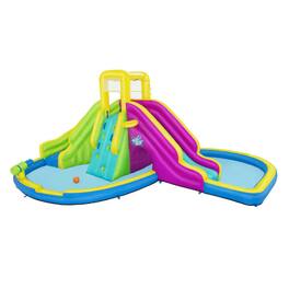 Bestway - H2OGO! Funfinity Splash Kids Inflatable Mega Water Park with Air Blower - Multicolor