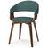 Angle. Simpli Home - Lowell Bentwood Dining Chair - Light Turquoise Blue.
