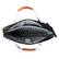 Left. Kitcheniva - Travel Shoulder Messenger Bag Carry Case For 14" Laptop Black - Black.