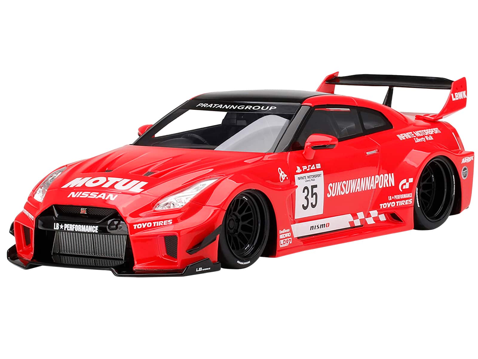 Nissan 35GT-RR Ver. 1 LB-Silhouette WORKS GT RHD (Right Hand Drive) #35 Infinite Motorsport 1/18 Model Car by Top Speed price history on PriceWatchPro