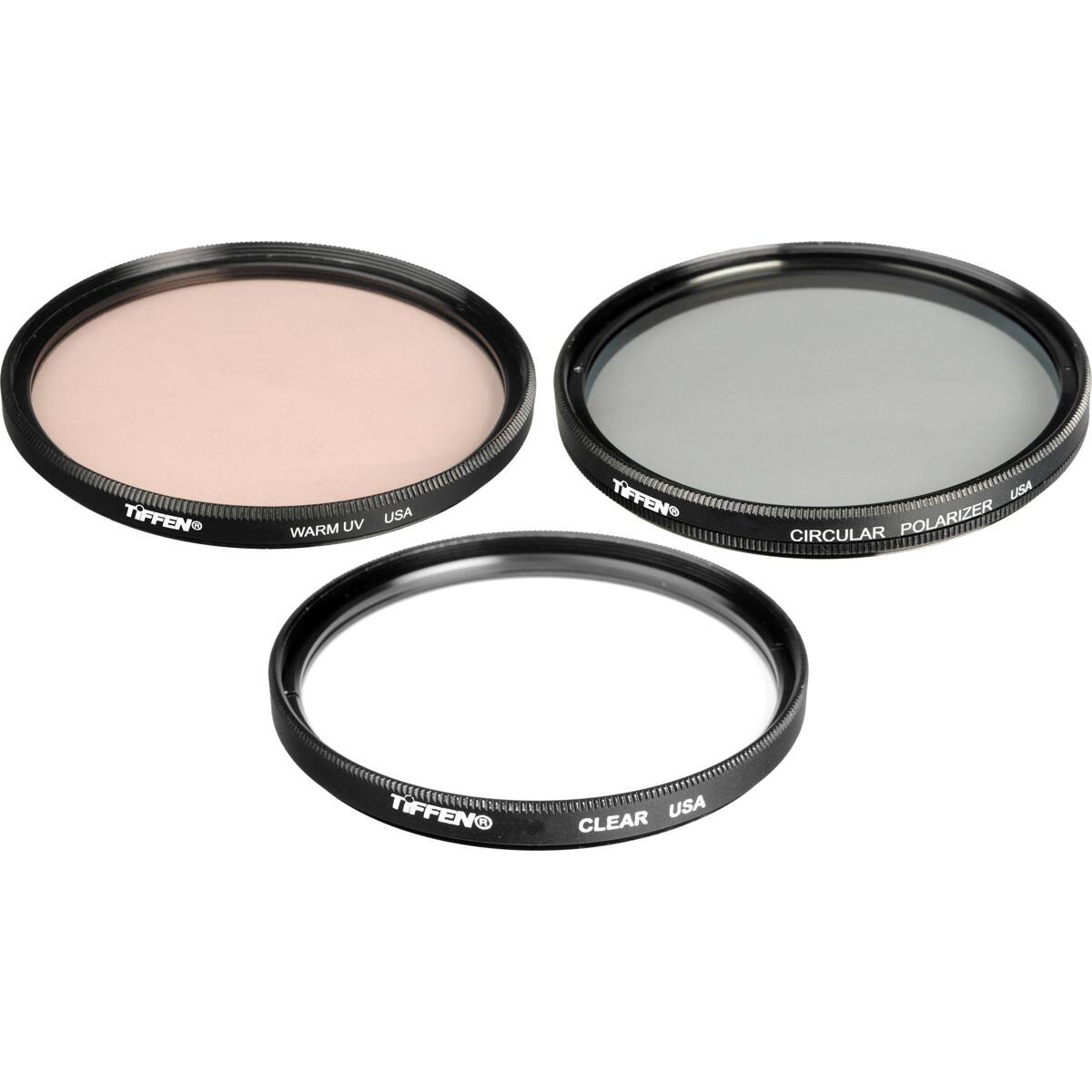 TIFFEN  
UV USA WARM  
TIFFEN  
USA CIRCULAR POLARIZER  
TIFFEN  
CLEAR USA