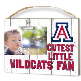 Jardine - Arizona Wildcats 8'' x 10'' Cutest Little Weathered Logo Clip Photo Frame - White