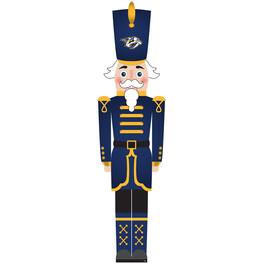 Fan Creations - Nashville Predators 46" Nutcracker Leaner - Multicolor