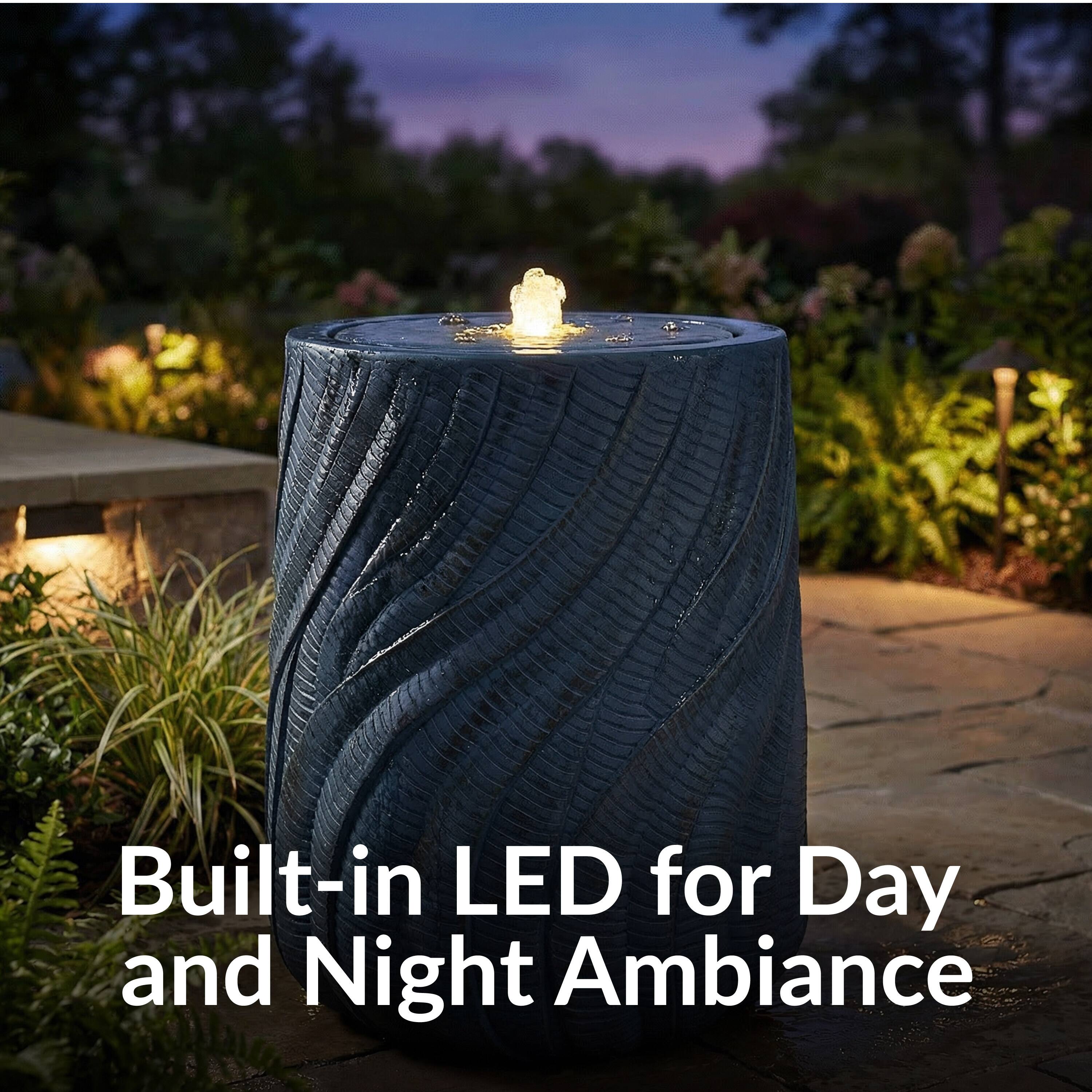 Built-in LED for Day and Night Ambiance