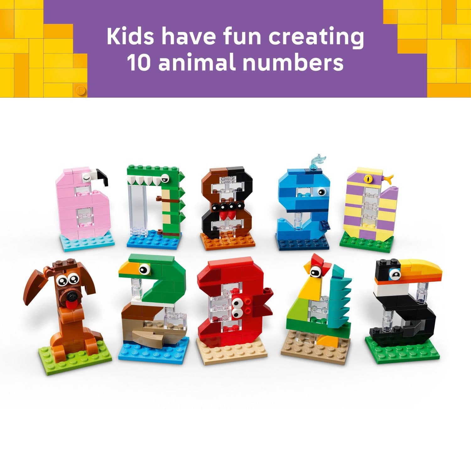 LEGO Birthday Numbers Party Decor 40807 6531179 - Best Buy