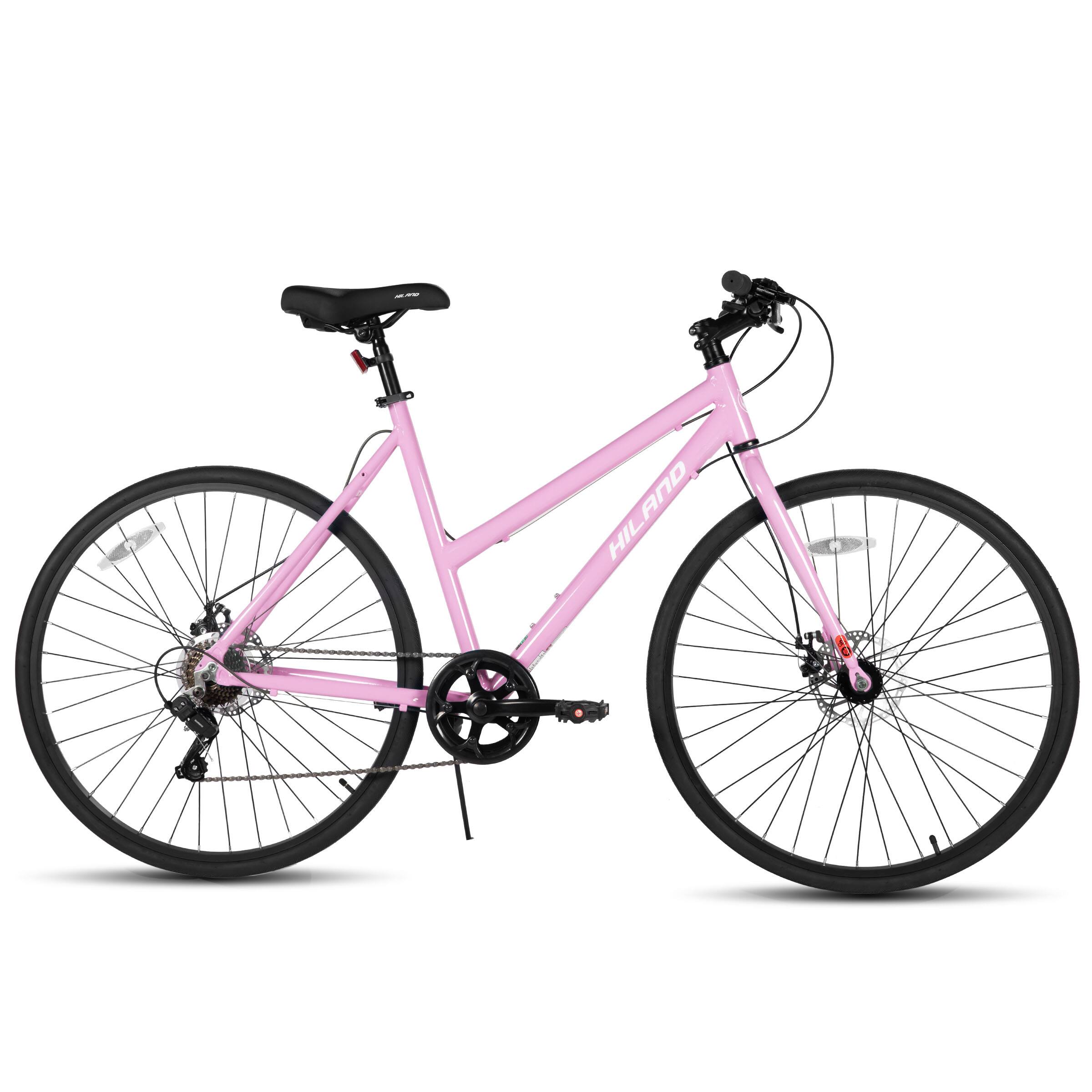 HILAND Velo 700C Hybrid Bike City Bicycle for Men Women L Size