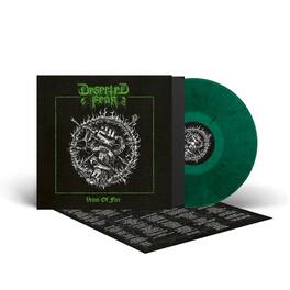 Deserted Fear - Veins of Fire - Green Marble - VINYL LP