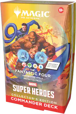 Wizards of The Coast - Magic: The Gathering Marvel Super Heroes Collector's Edition Commander Deck - The Fantastic Four