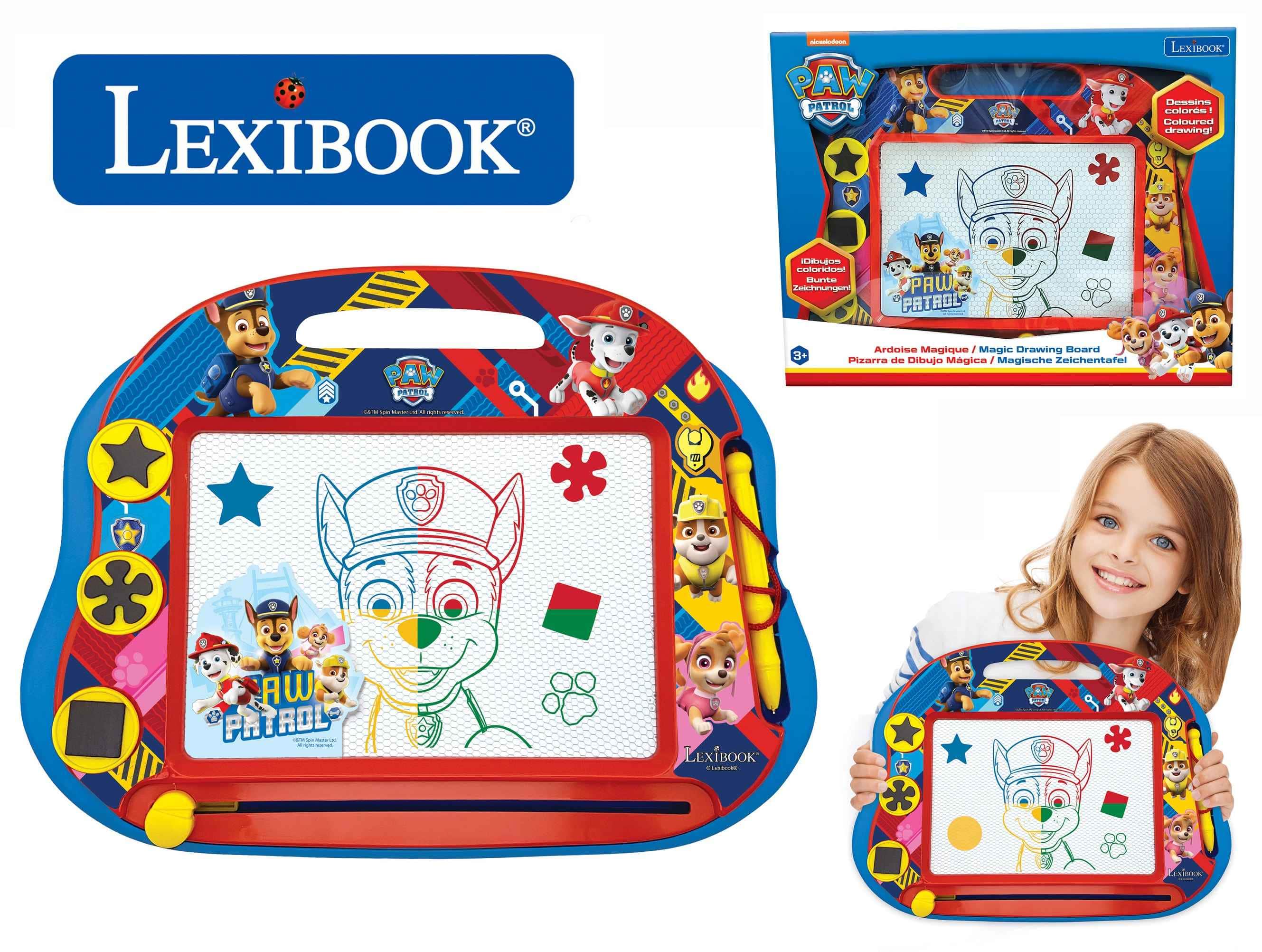 Lexibook - Paw Patrol Magnetic Multicolor Drawing Board with Accessories A5 Format