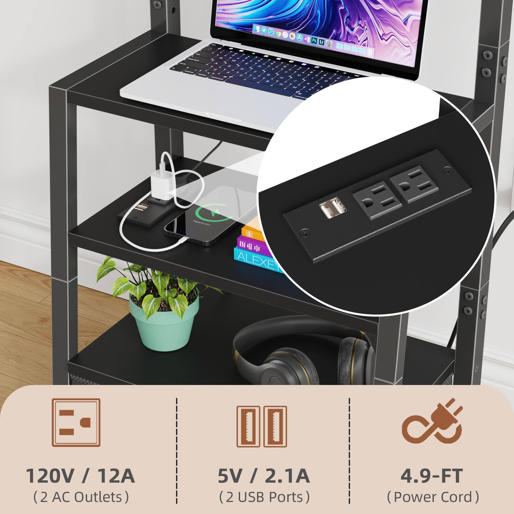 120V / 12A (2 AC Outlets)  
5V / 2.1A (2 USB Ports)  
4.9-FT (Power Cord)