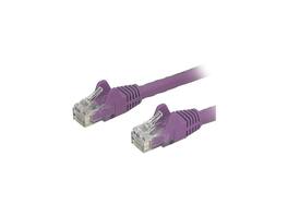 StarTech.com - StarTech Cat6 Patch Cable - 6 in - Purple, Snagless RJ45 Ethernet Cord