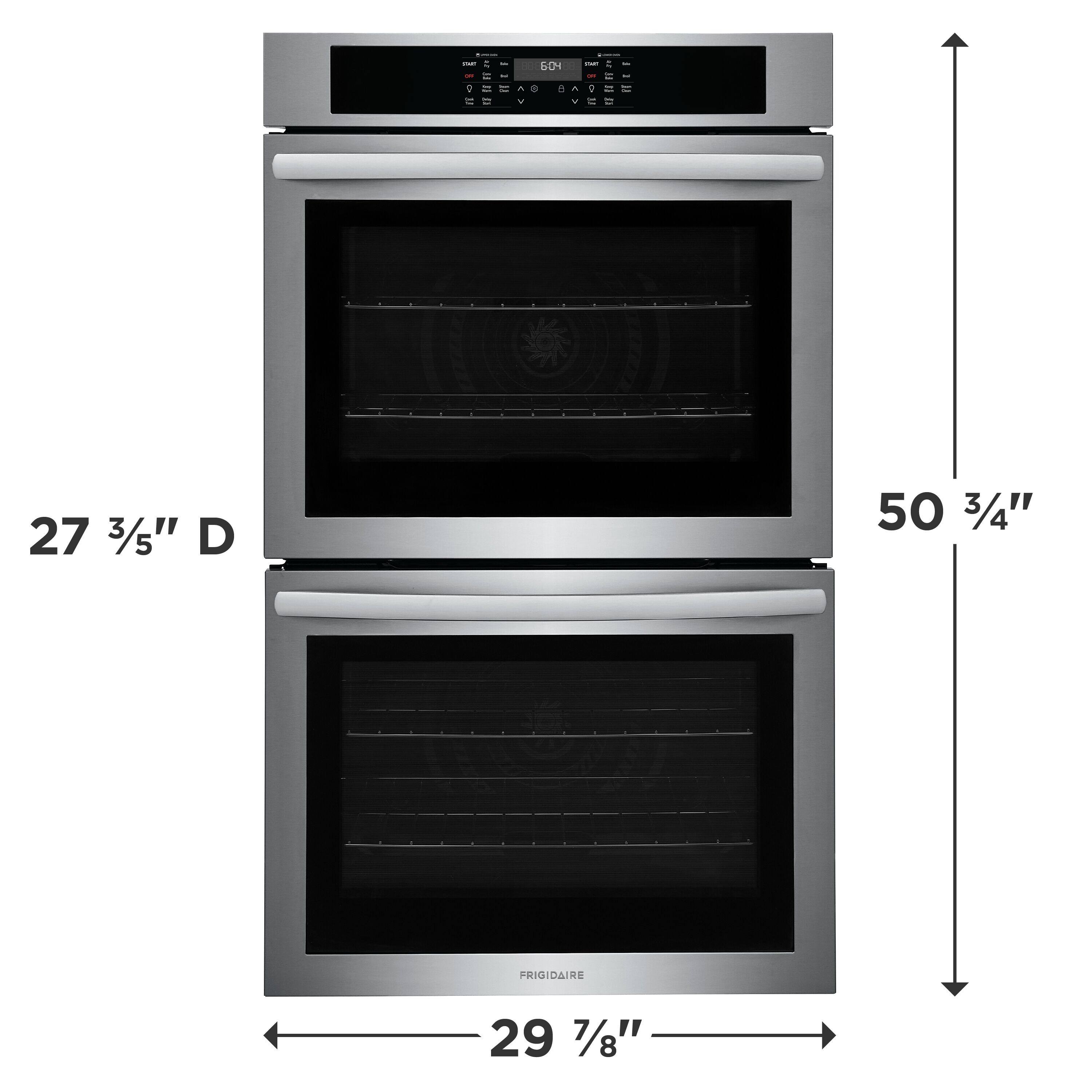 - I S0 - 4 - - - PAS 1 = . 1  = t = 27 3/5" D 50 3/4" FRIGIDAIRE 29 7/8"