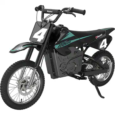 Razor MX650 Dirt Rocket Off Road Motocross Electric Ride On Bike w/ 10 ...