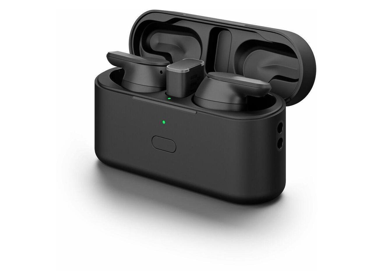 Alt View 2. EPOS - EPOS ADAPT E1 True Wireless Bluetooth Earbuds/Headphones certified for professionals - Black - Blue.