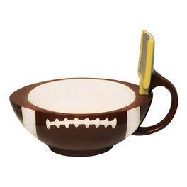 Silver Buffalo - Officially Licensed MAX’IS Creations The Mug With A Goalpost! Game On Edition, 15 oz Football Mug - Brown