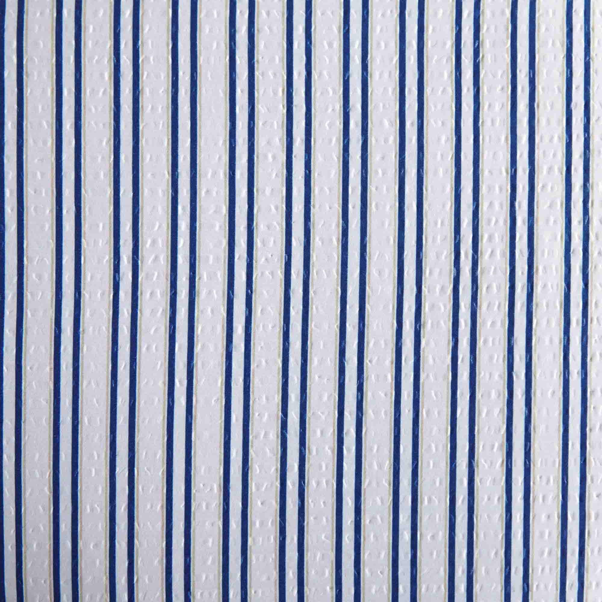 Alt View 2. Shavel Home Products - Seersucker Comforter Set, Twin, Sailor Stripe - Sailor stripe.