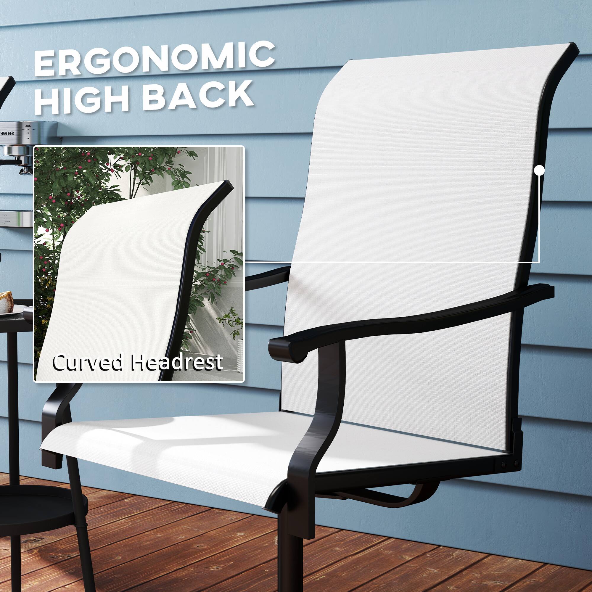 ERGONOMIC HIGH BACK
Curved Headrest