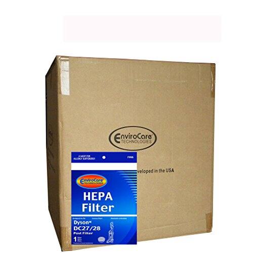 EnviroCore TECHNOLOGIES  
AVENT FOR ALEBGY SEYERURU FOO0  
EnviroCore AIE  
Developed in the USA  

HEPA Filter  
Dyson DC27/28 Post Filter  
1