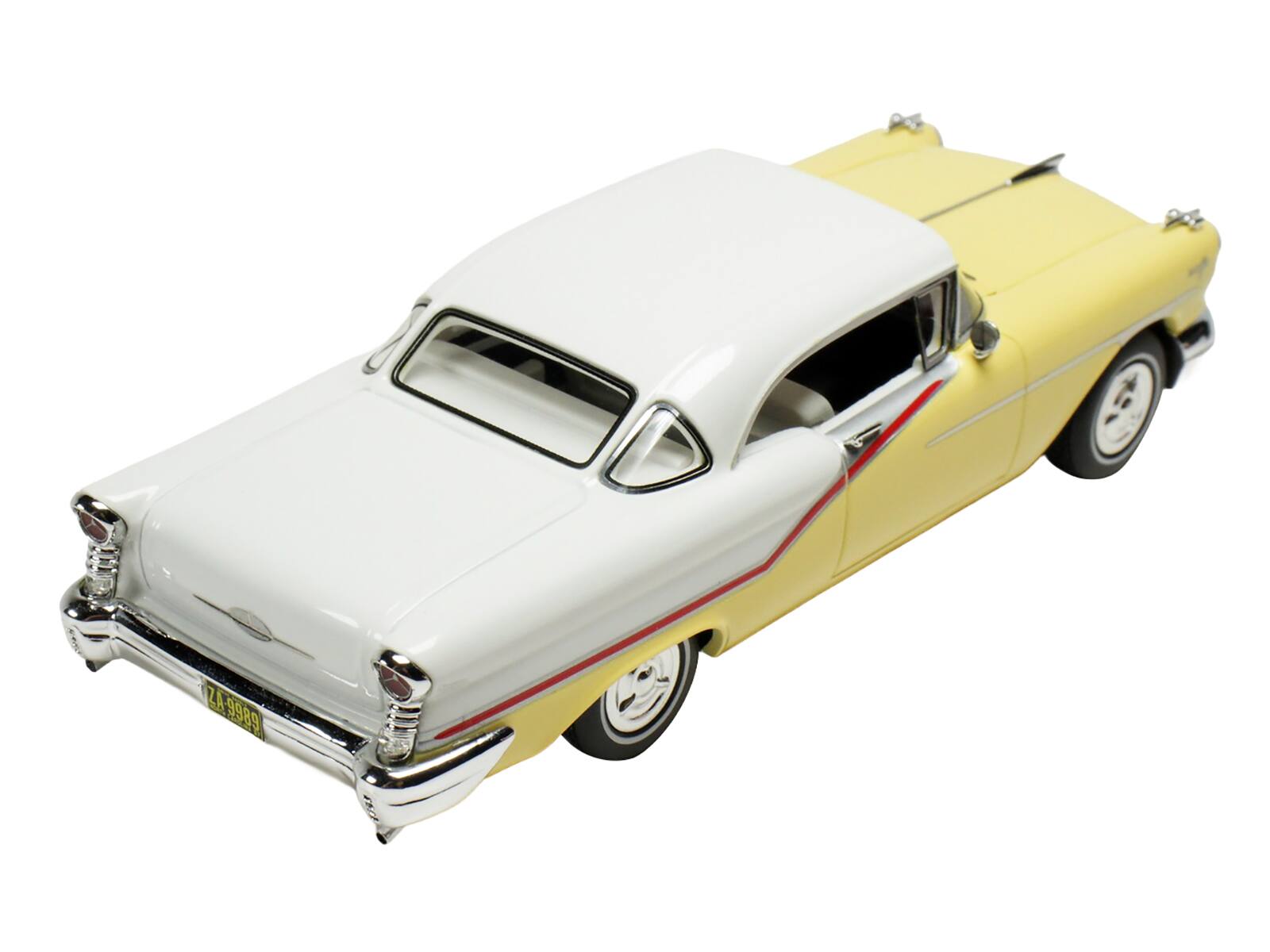 Back. Goldvarg Collection - 1957 Oldsmobile Starfire Coronado Yellow and Alcan White Limited Edition to 200 pieces Worldwide 1/43 - Yellow and White.