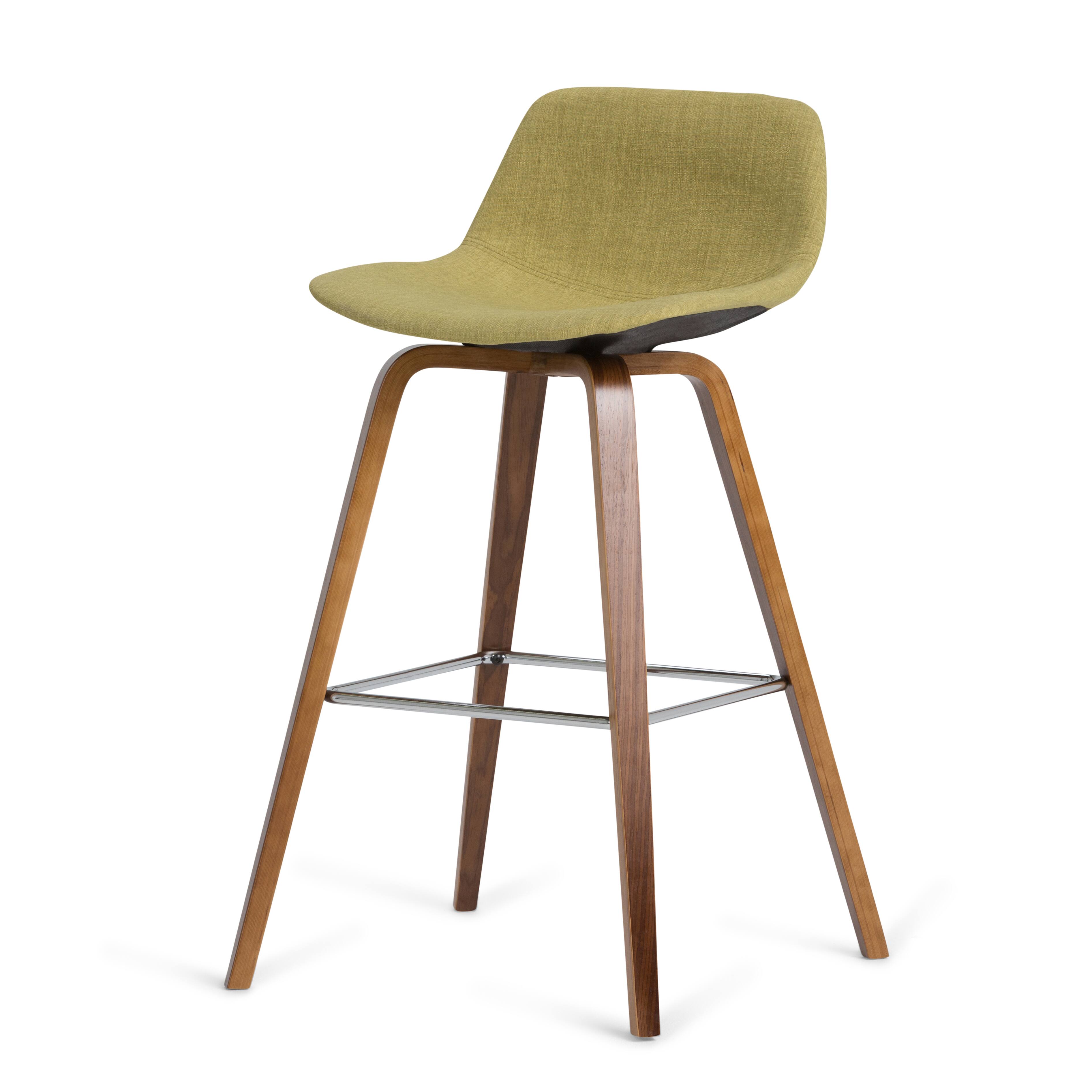 Alt View 14. Simpli Home - Randolph Bentwood Counter Height Stool (Set of 2) - Acid Green.