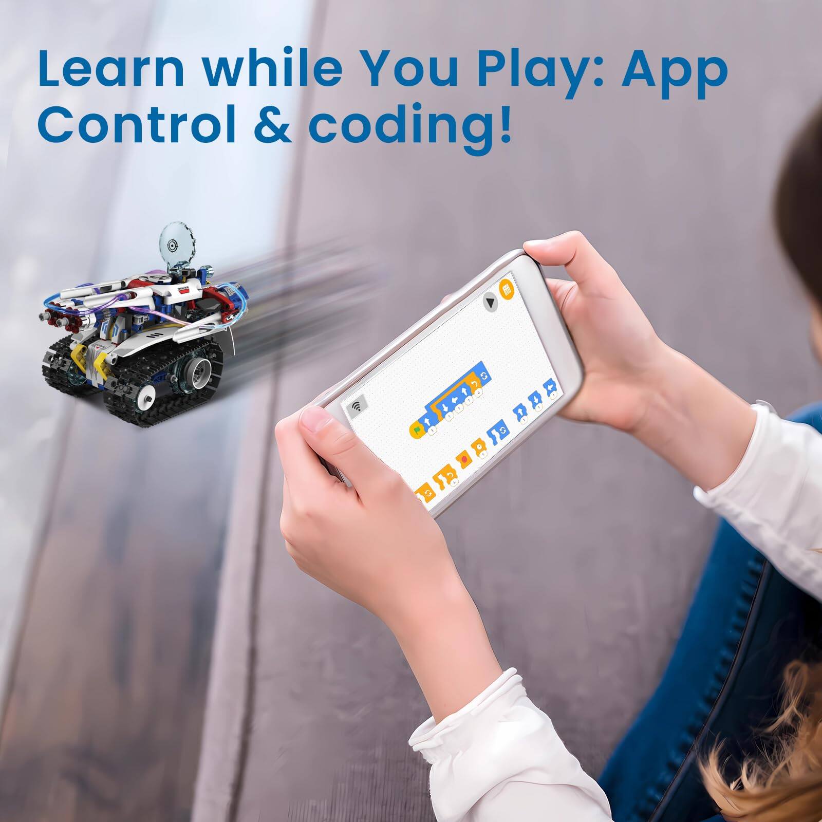 Learn while You Play: App Control & coding!