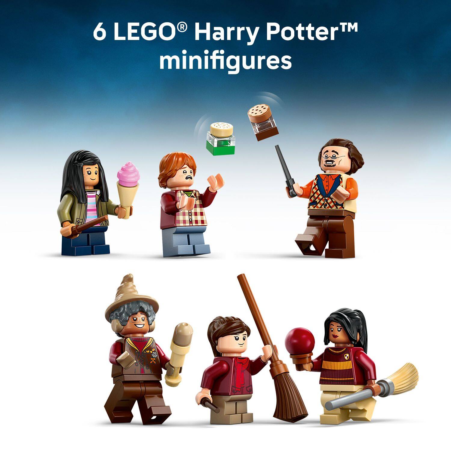 6 LEGO Harry Potter™ minifigures