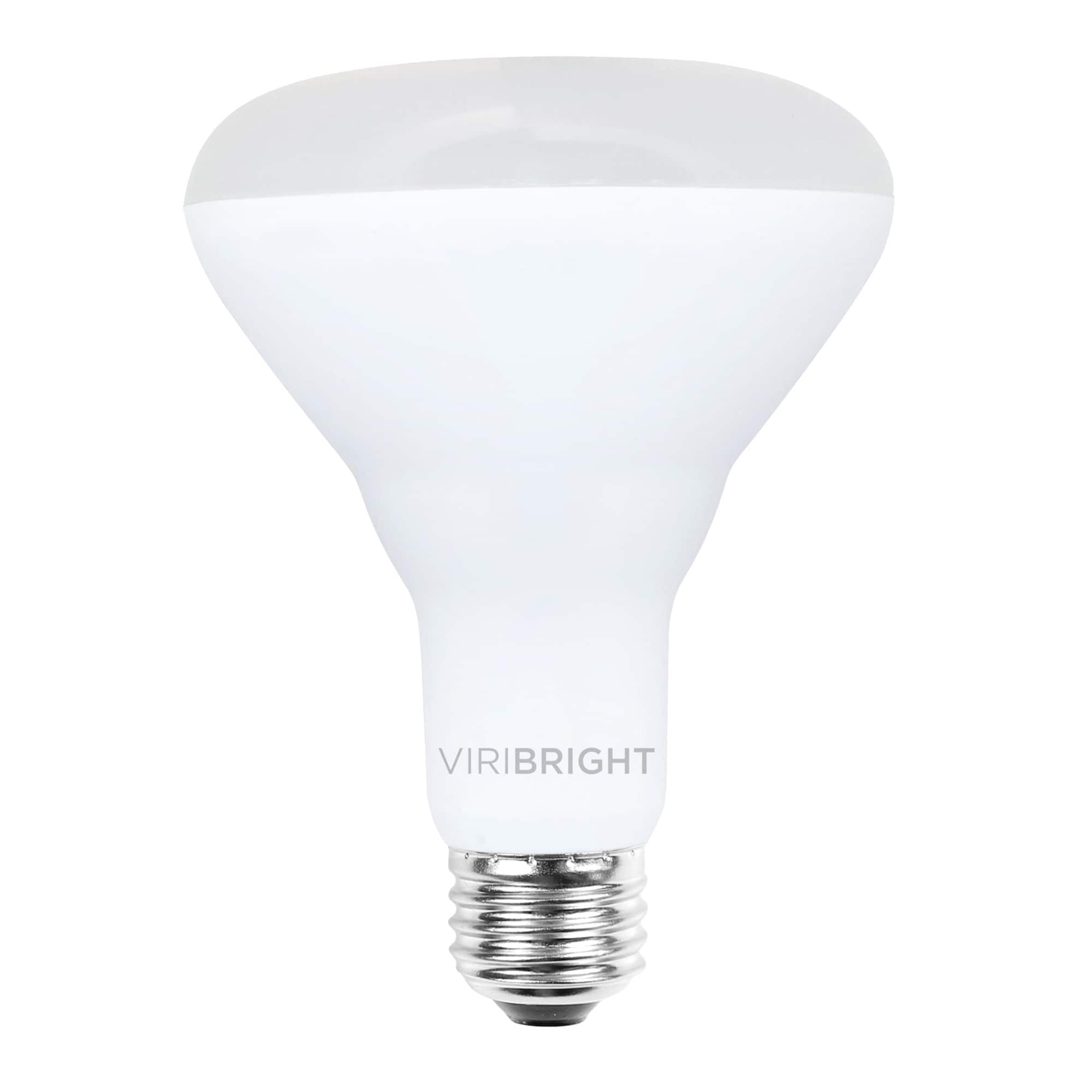 VIRIBRIGHT - BR30 LED Bulb, 65W Equivalent, 700 Lumens, Dimmable, CEC, 90+ CRI, Daylight 5000K - White