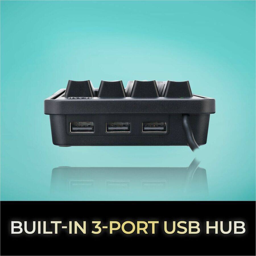 BUILT-IN 3-PORT USB HUB