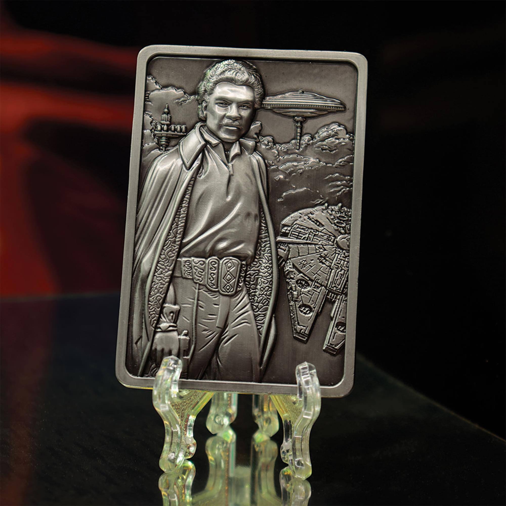 Alt View 2. Star Wars - Star Wars Lando Calrissian Metal Replica Ingot - Silver.