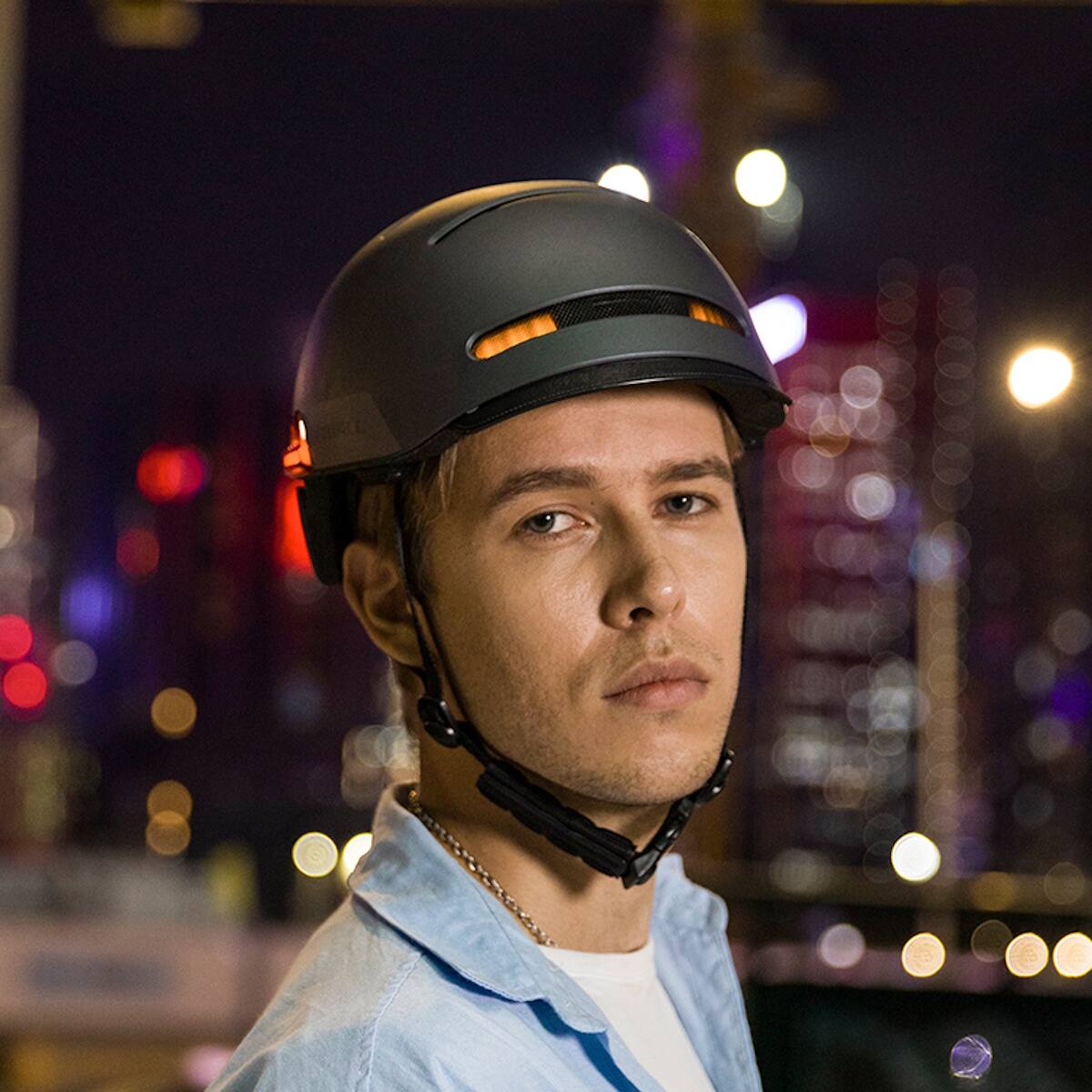 Alt View 1. LIVALL - LIVALL BH51M NEO Smart Bike Helmet with speakers, Smart Lighting, Fall Detection & SOS Alert-Black - Black.