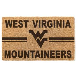 Jardine - West Virginia Mountaineers 18" x 30" Team Logo Doormat - Brown