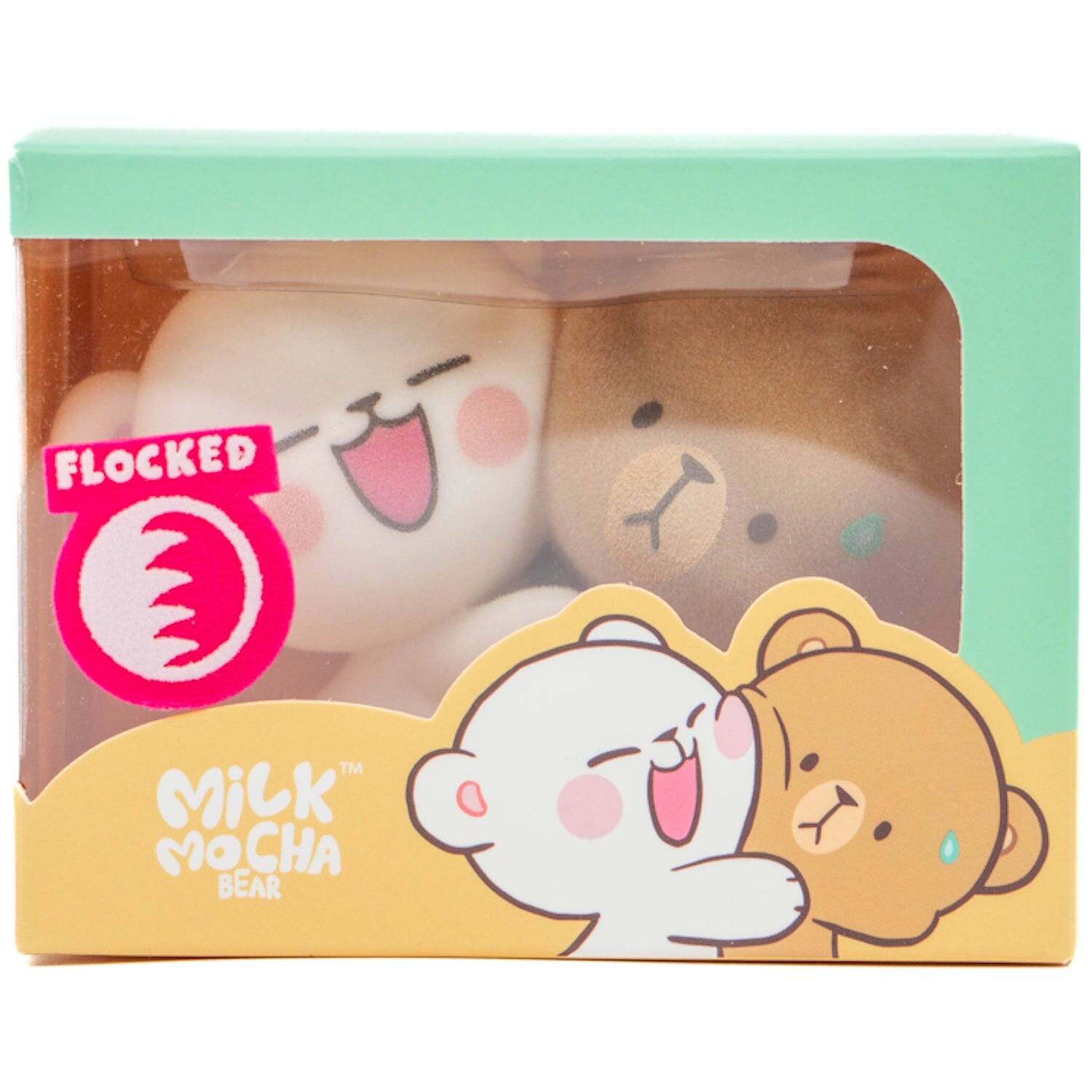 Milk Mocha Bear - x Shopville Exclusive: Hugging Figurine - Fuzzy Flocked Cute Edition  [Limited Edition - 1000 Made]