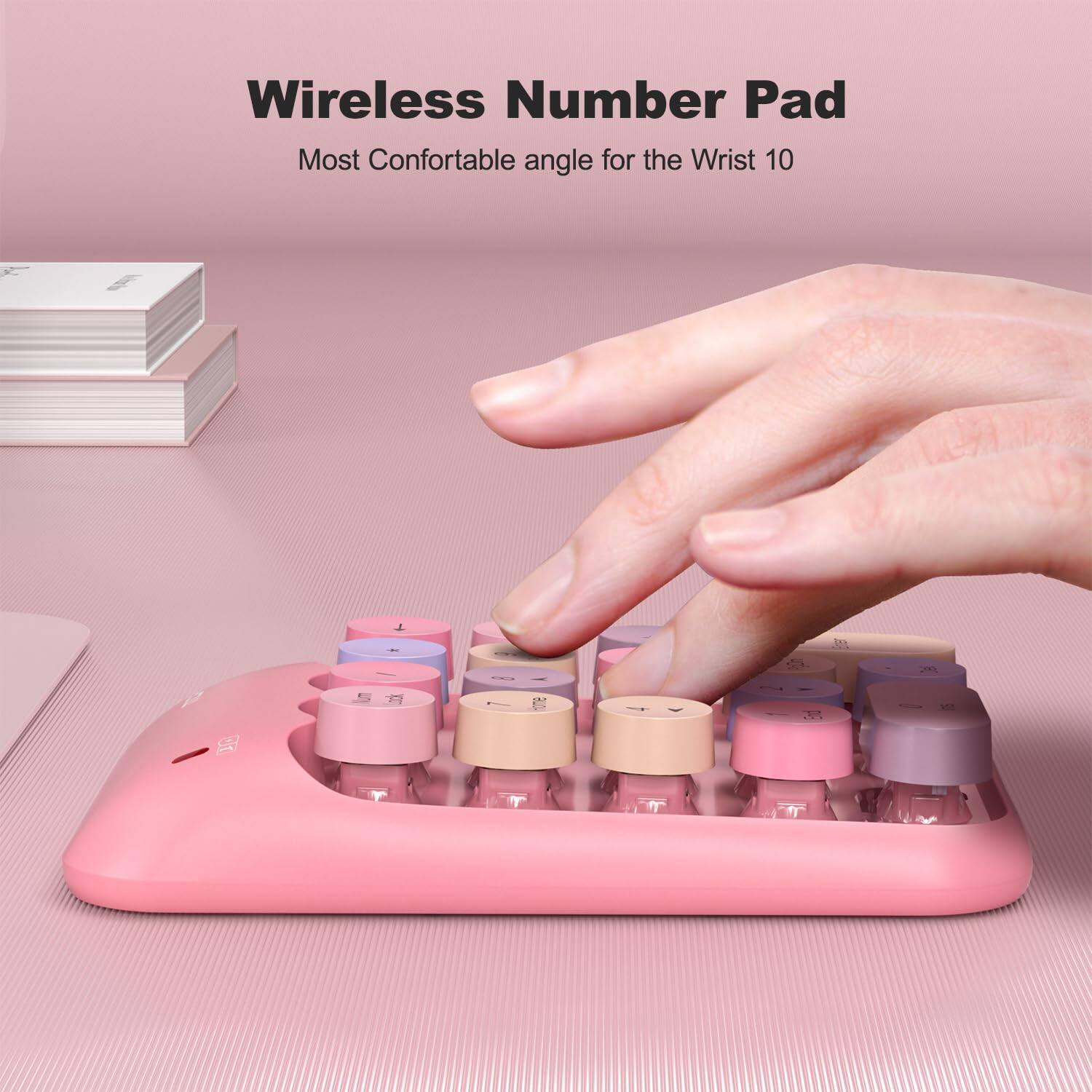 Wireless Number Pad  
Most Comfortable angle for the Wrist 10