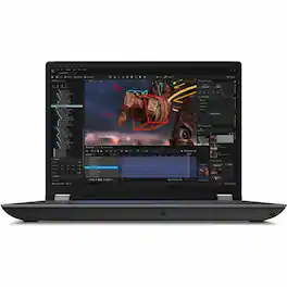 Lenovo - ThinkPad P16 Gen 2 21FA005AUS 16" Mobile Workstation - WQXGA - 165 Hz - Intel Core i7 14th Gen i7-14700HX - 32 GB - Storm Gray,Villi Black