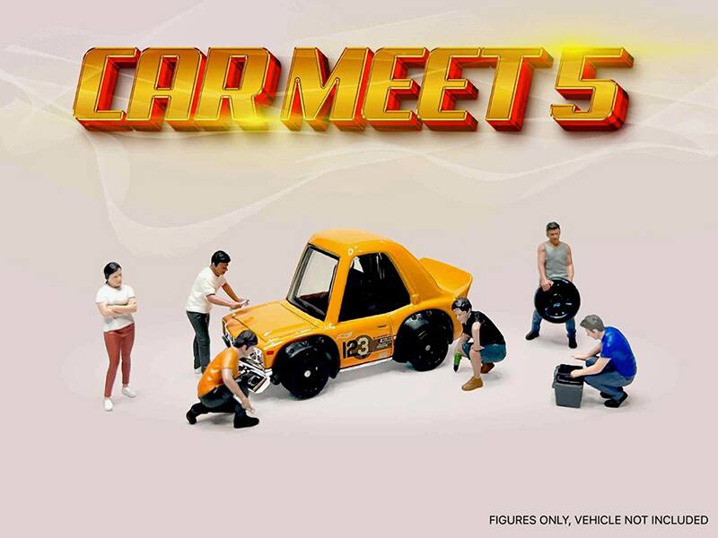 CAR MEETS 123 FIGURES ONLY, VEHICLE NOT INCLUDED