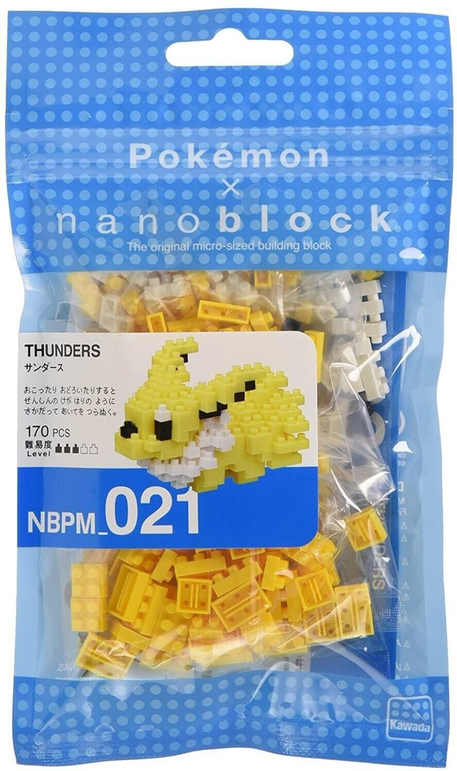 Pokemon X nanoblock The original micro-sized building block THUNDERS 170 PCS Level NBPM_021