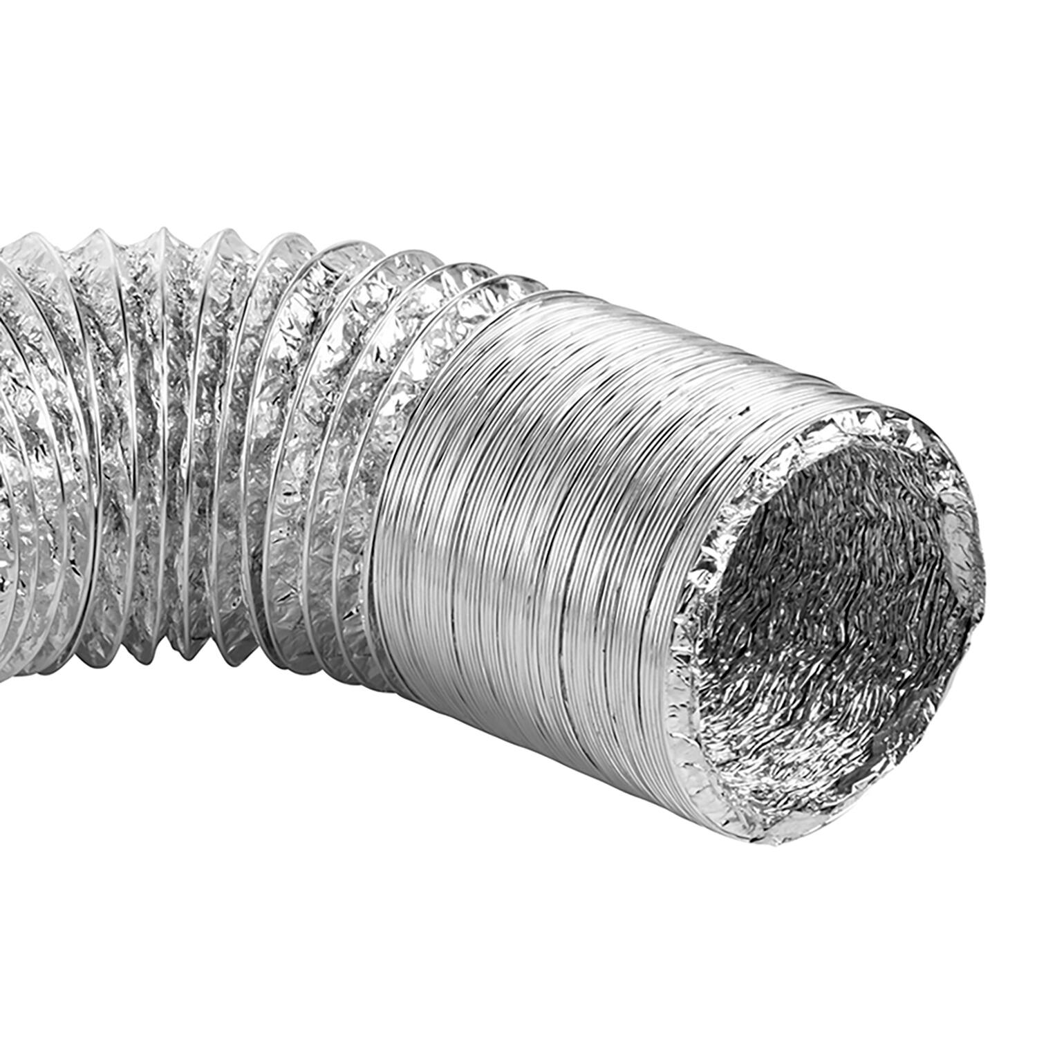 Back. Lambro - 4" x 25-ft Foil Flex Duct.