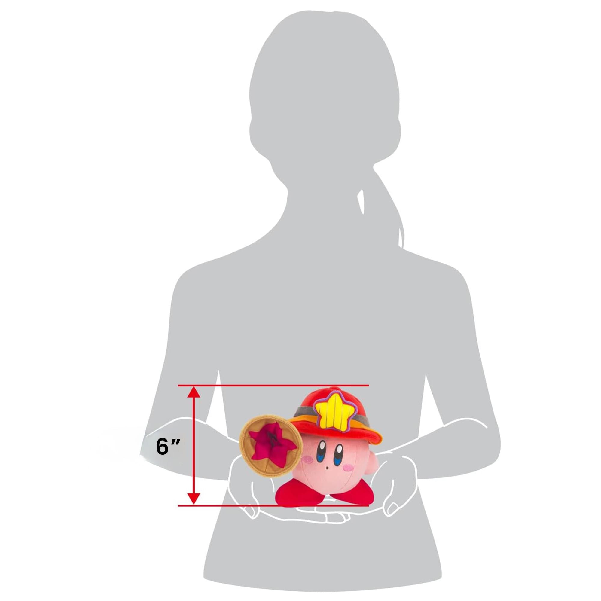 Alt View 3. Little Buddy - Kirby Ranger 6 Inch Collector Plush - Pink.