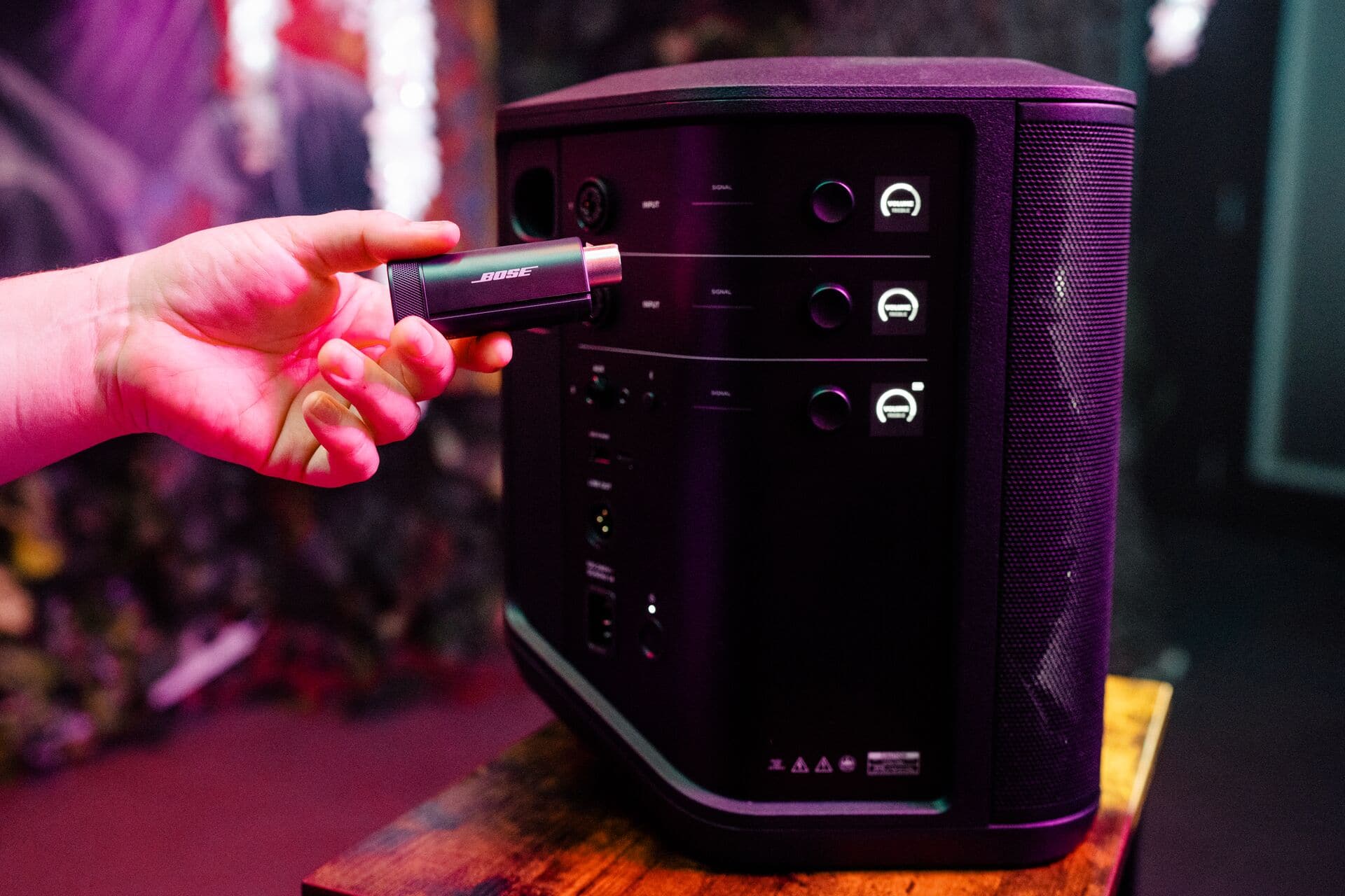 Alt View 12. Bose - XLR Wireless Mic/Line Transmitter for S1 Pro+ PA System - Black.