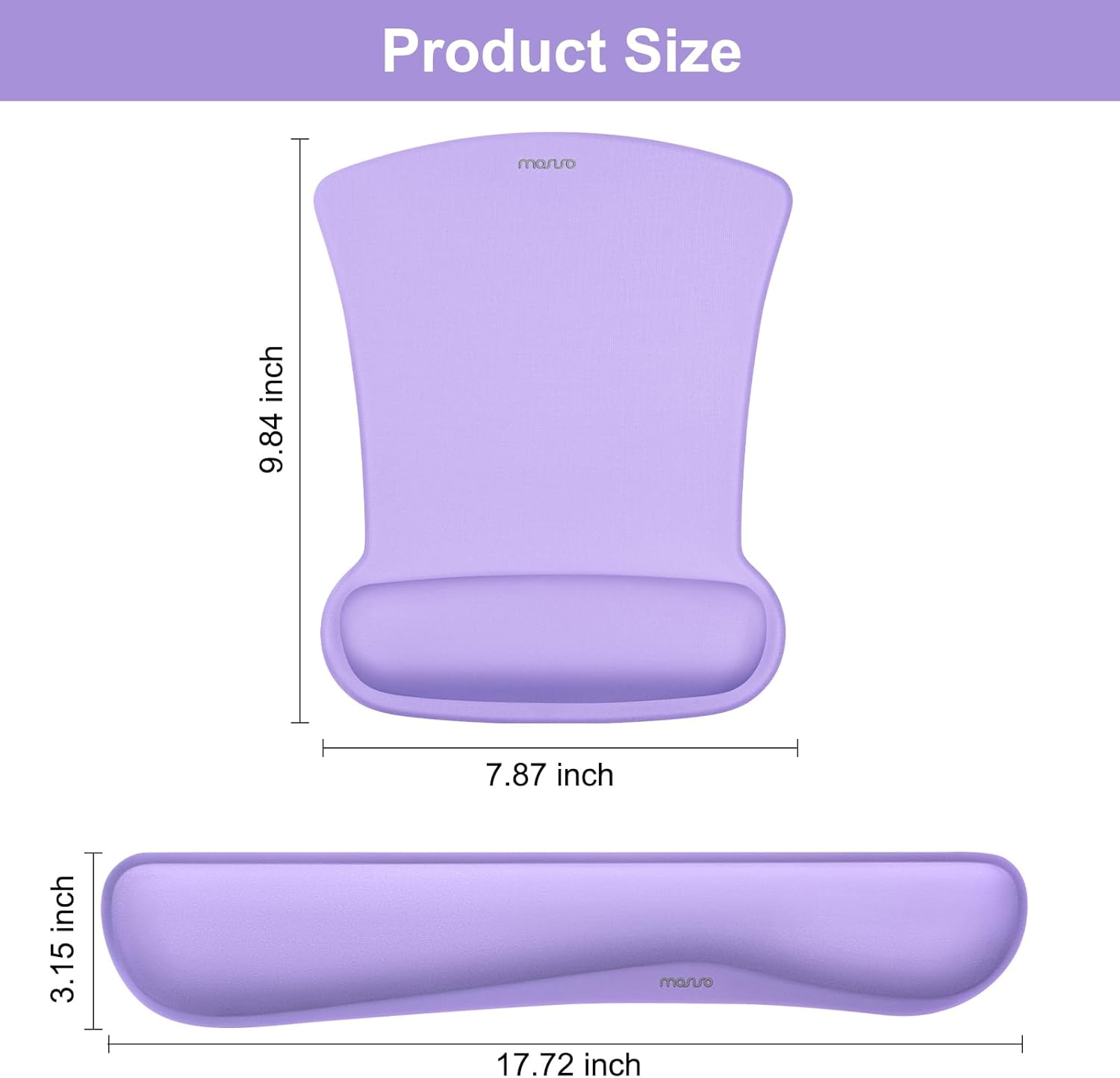 Product Size  
9.84 inch  
7.87 inch  
3.15 inch  
17.72 inch