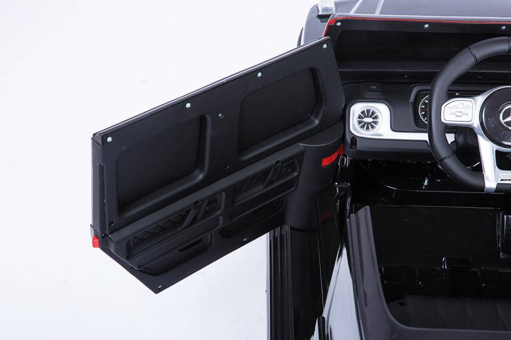 Alt View 1. BreeBe - 12V Licensed Mercedes-Benz G63 Kids Electric ride on Car w/ Remote Control, Music, Horn, Suspension, Safety Lock - White.