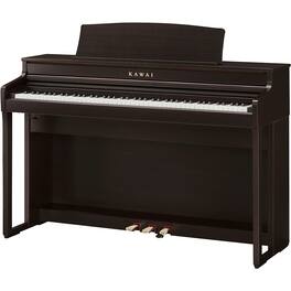 Kawai Pianos - Kawai CA401 88-Key Digital Concert Piano with Grand Feel Compact Wooden Key Action | Built-in Bluetooth MIDI Technology - Premium Rosewood