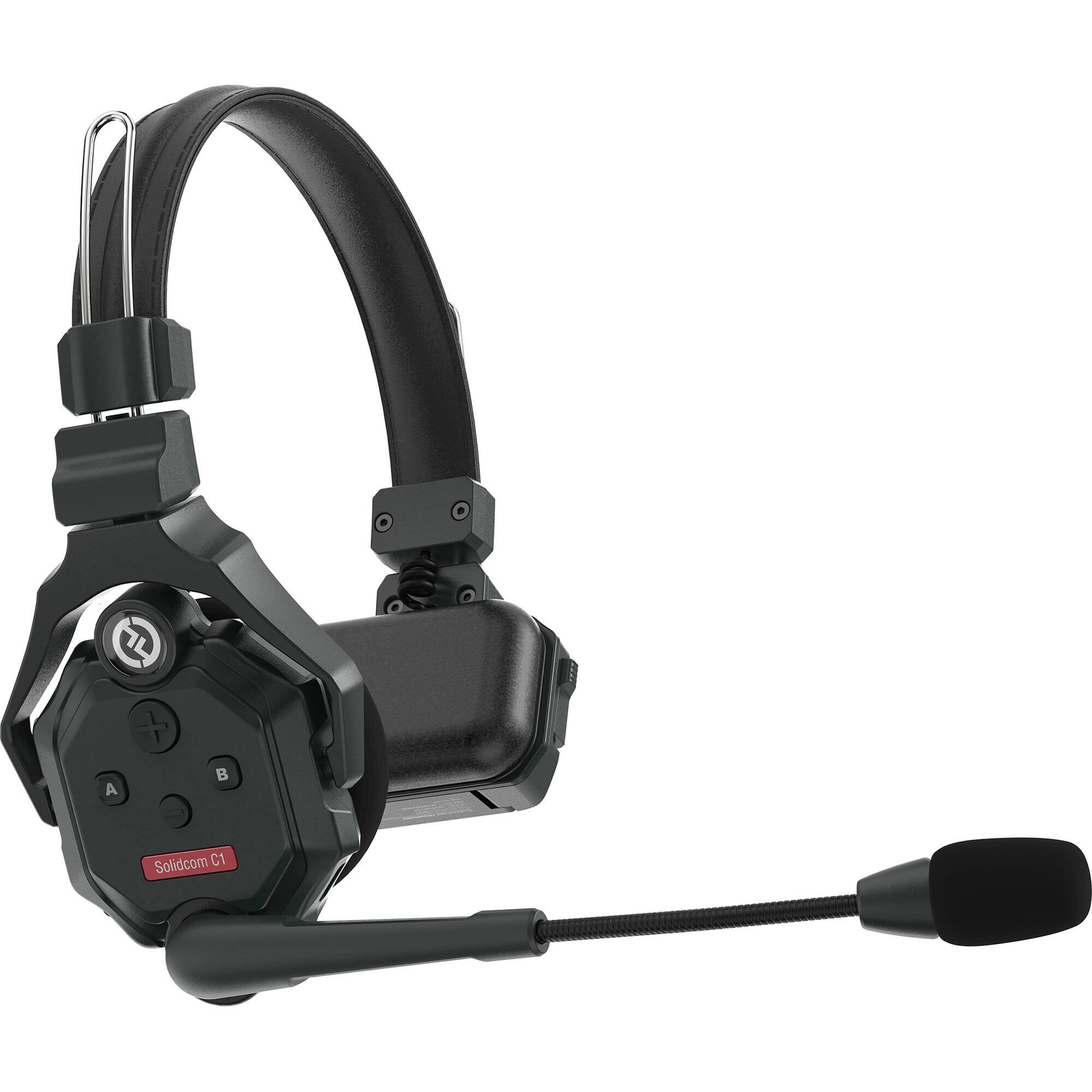 Back. HOLLYLAND - Hollyland Solidcom C1-2S Full-Duplex Wireless DECT Intercom System with 2 Headsets, 1.9 GHz, 1000ft Range, No Bodypack,.