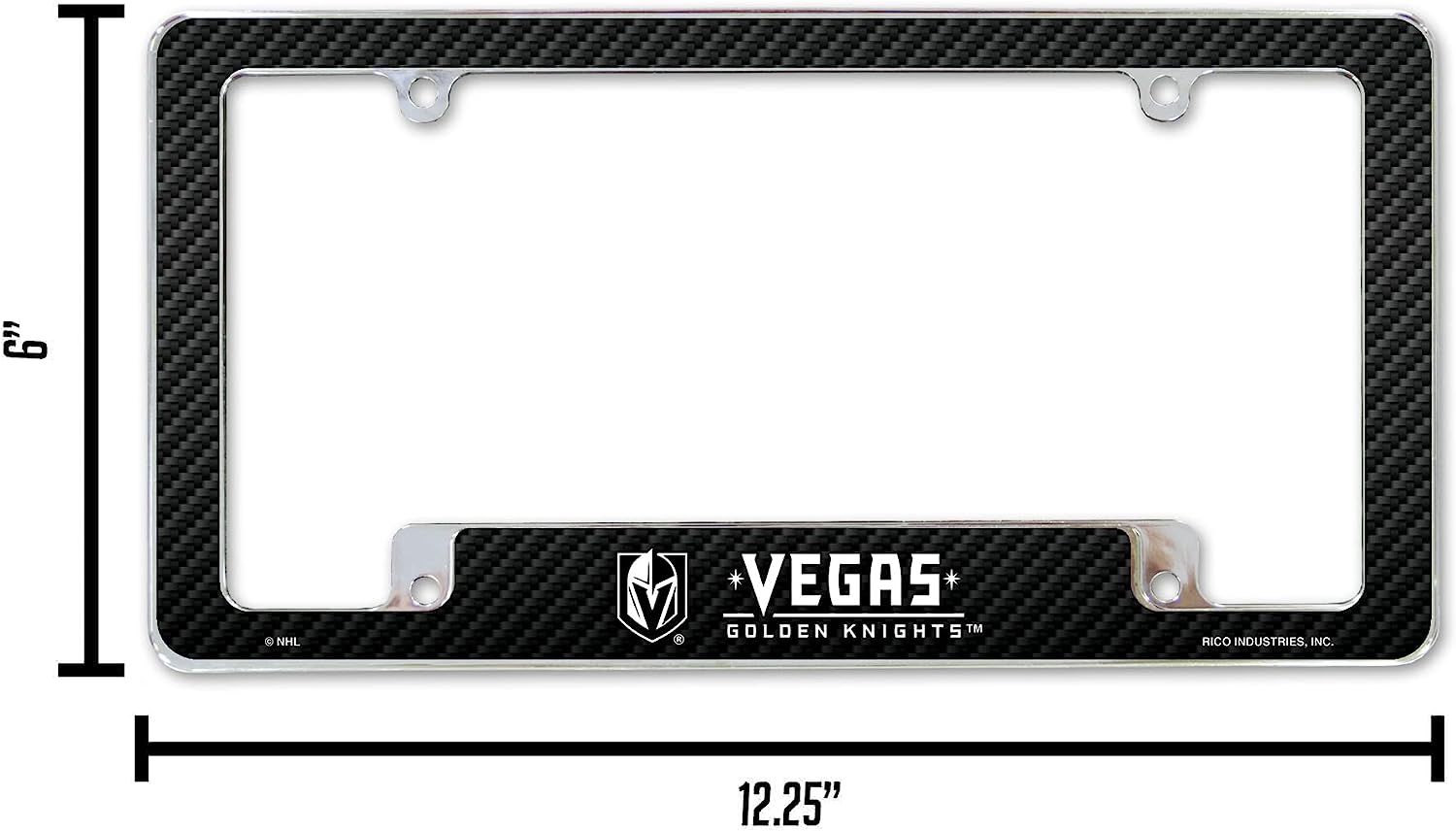 6"  
NHL  
VEGAS GOLDEN KNIGHTS™  
RICO INDUSTRIES, INC.  
12.25"