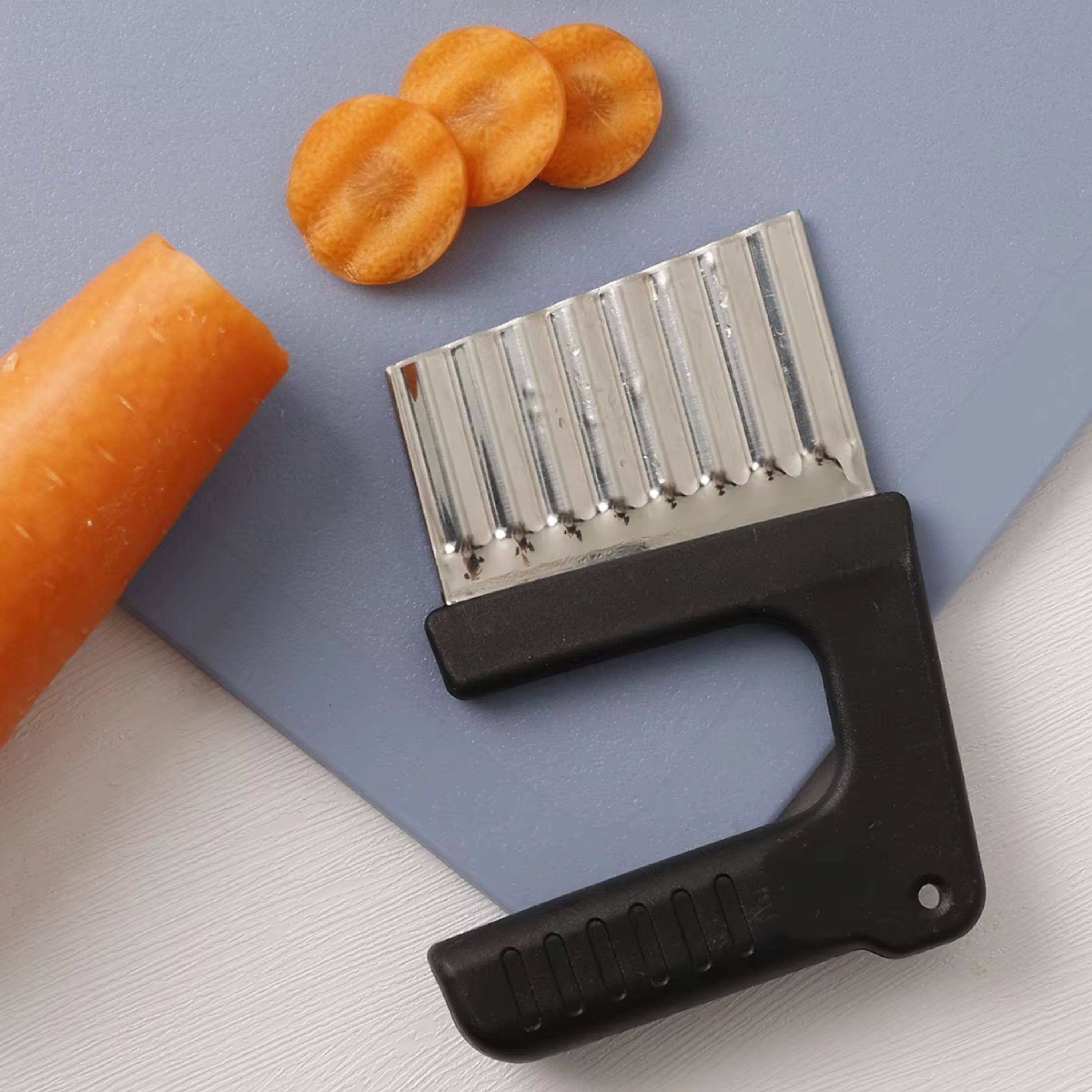 Alt View 5. Kitcheniva - Crinkle Cutter with Plastic Handle, Black, 1 Pcs.