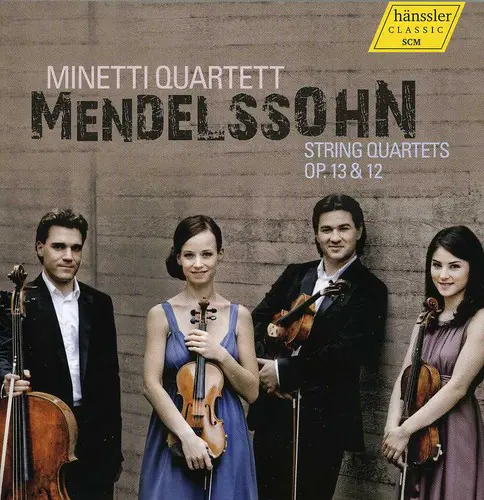 MINETTI QUARTETT  
MENDELSSOHN  
STRING QUARTETS  
OP. 13 & 12  

hänssler CLASSIC  
SCM