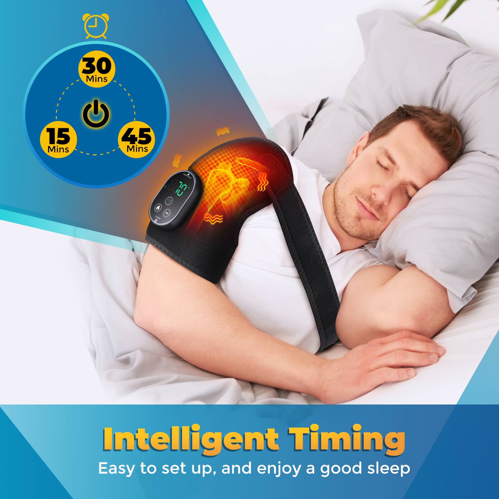 30 Mins 15 Mins 45 Mins

Intelligent Timing
Easy to set up, and enjoy a good sleep