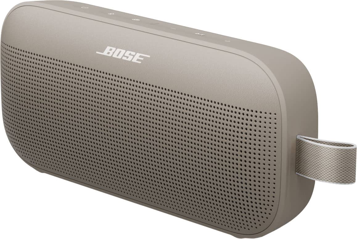 Alt View 11. Bose - SoundLink Flex (2nd Gen) Portable Bluetooth Speaker with Waterproof/Dustproof Design - Sandstone.
