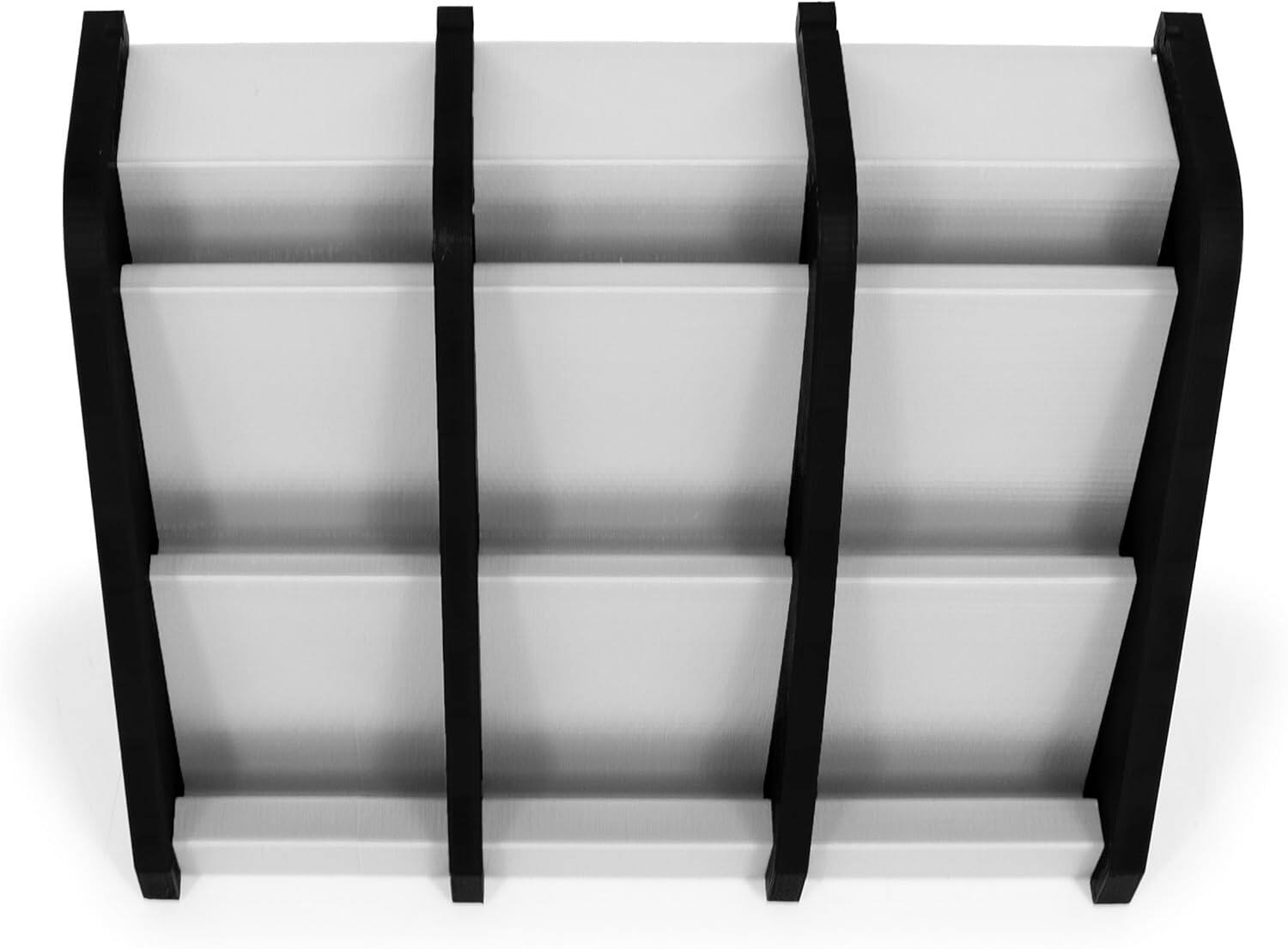 Alt View 2. CASEMATIX - Coin Display Stand for American Silver Eagles Dollars Maple Leafs Libertads and Coin Capsules, Bullion Holder - Black and Silver.