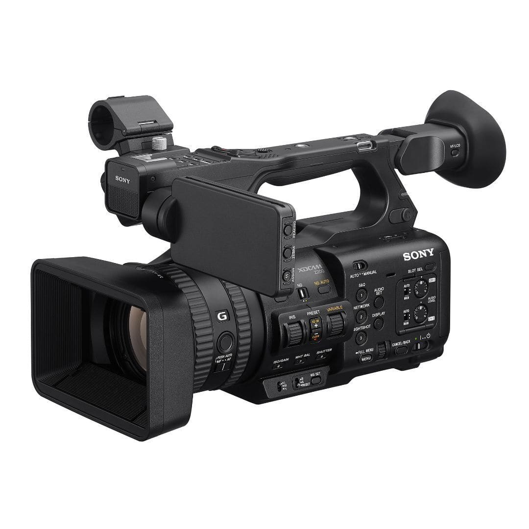 Sony - PXW Z200 Solid State Handheld 4K Black Camcorder with Exmor RS CMOS Sensor